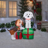 Dalmatian and Beagle Puppy Dogs Holiday Inflatable